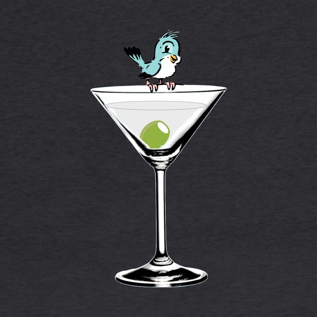 Cocktail Series- Martini bird by Show OFF Your T-shirts!™